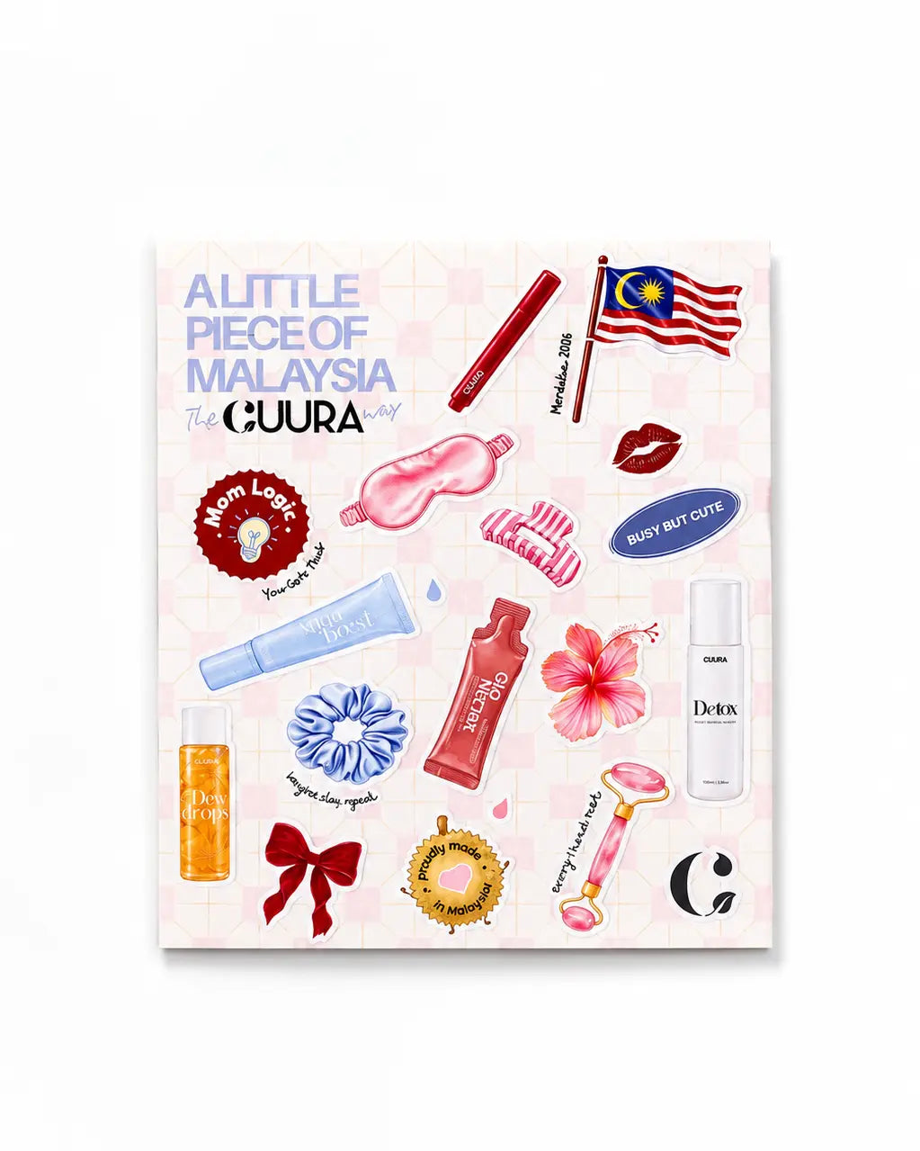 CUURA | A Little Piece of Malaysia Sticker Collection (Merdeka 2026)